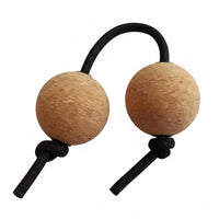 Quiet Design Asalato traditional African-design Doublebead Rattle Adjustable Rope Percussion Instrument Handheld for Percussionists, Music Lovers, drill Musical Performances, music gatherings, Parties