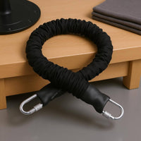 Padded Suspension Mind-Body Practice Resistance Band Textile-Covered-Covered Hanging Band Metal Carabiners Exercise Equipment Reinforced Ends
