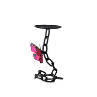 Iron Candle Holder Sturdy Candlestick Stable for Dining Table, Mantel