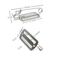 Stainless Steel Safety Fastener Clip Secure Grip Spearfishing Rope Holder for Spearfishermen, Divers