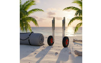 2 Pieces Boat Launch Cart Rust Resistant Inflatable Boat Cart Large Load Capacity Marine Gear for Waterfront