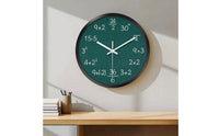 Math Equation Wall Clock Educational Math Wall Clock Unique for Students, Bedroom