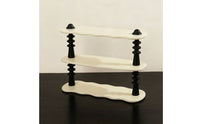 3 Tier Desktop Storage Rack Low Profile Desktop Rack with Trays Modern Furniture for Vanity