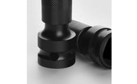 Knurled Grip Hex Square Adapter Spring-Loaded Hex to Socket Adapter Telescoping Sleeve Power Drill Socket Driver Adaptor Anti-Slip