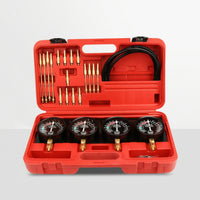 Vacuum Carburetor Synchronizer Easy Reading Carburetor Synchronizer Heavy-Duty Vacuum Gauge Kit for Motorcycle Mechanics, Garage