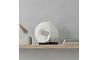 Spiral Fan Sculpture Abstract Tabletop Sculpture Minimalist Ornament for Entryway