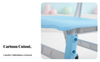 Easy to Clean Adjustable Bow-Back Seat Versatile Use children's Furniture Stable Base Toddler Stool Vibrant Colors for Toddlers, Preschoolers, Kindergarten, Daycare Center, Playroom, Classroom