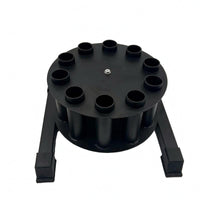 Matte Black Rotating Barbell Rack Compact Metal Barbell Storage Rack Industrial Space-Saving Design