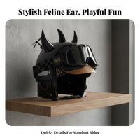 Retro Motorcycle Half Helmet 3C Certified Retro Half Helmet Shell Guarding Headwear for Women, Men, Summer, Cruising, Commuting