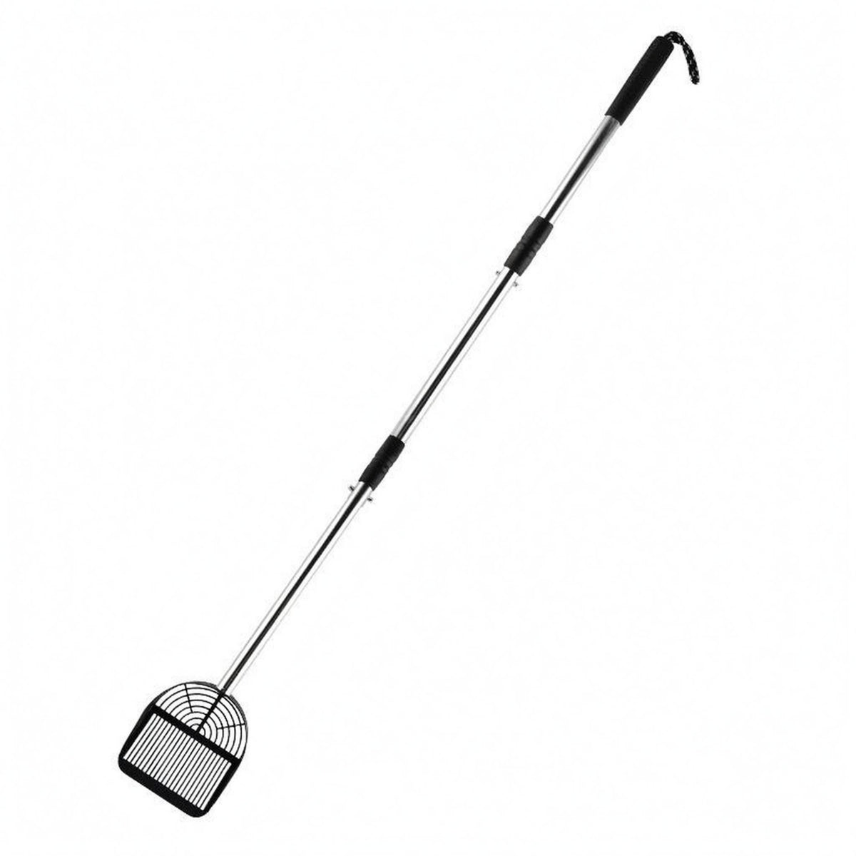 Stainless Steel Litter Scoop Perforated Pet Tool Hanging Loop