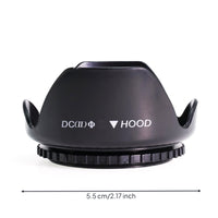 Blocks Stray Light Lotus Lens Hood Reduces Flare Petal Lens Hood Safeguarding Sun Shade Matte for Photographers