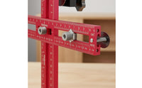 Cabinet Hardware Drilling Positioning Guide Two-Way Scale Drawer Handle Positioning Fixture Knob Hole Template Hex Key Included