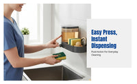 Wall-Mounted Soap Dispenser, Kitchen Liquid Pump, Universal Refillable Bottle, Space-Saving Design