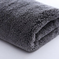 Thick 500GSM Microfibre Cloth, 40cm x 40cm Car Drying Towel with Serged Edges, Absorbent Coral Fleece for Car Washing and General Cleaning