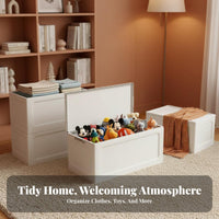 foldable Framed Organizer Foldable Clothing Container for Dorm Room, Families