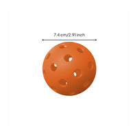 Consistent Rebound Outdoor Pickleball Stable Flight Indoor Pickleball Long-Lasting Holey Practice Ball Lightweight for Athletes, Beginners, Students, Training, Competition