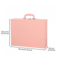 Mahjong Box Sturdy Construction Mahjong Tile Storage Case Multi-Functional PU Leather Game Box for Travel