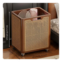 Exercise Mat Storage Rack Spacious Design Wooden Exercise Mat Holder Wide Opening Exercise Gear Organizer for Living Room