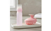Hair Dye Bottle with Comb Accurate Application Silicone Hairbrush Reusable Base Comb Bottle for Beginners, Home Use