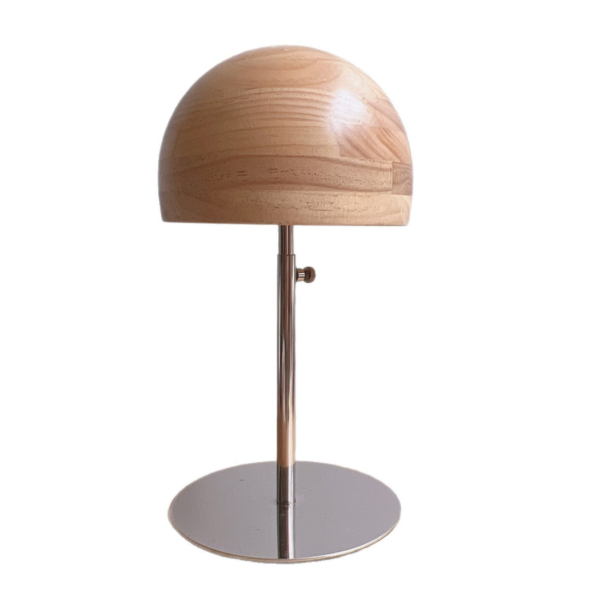 Hat Display Stand Tabletop Hat Rack with Wooden Dome Countertop for Collectors