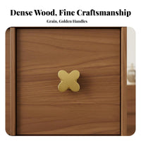Vintage design 6-Drawer chest of drawers Sturdy Construction 6-Drawer low dresser Cabinet Mid-20th Centuryera Modern Design Chest of Drawers Easy Assembly for Homeowners, Families, Parents, Bedroom, Living Room, Entryway, Home Office