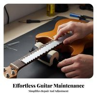 Guitar Neck Notched Straight Border Double Sided Stringed Instrument Setup Gauge