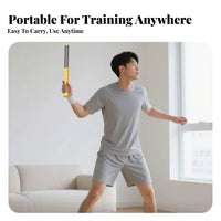 Improves Strokes Badminton Wrist Force Coach Posture Ion Badminton Power Coach Portable for Beginners, Coaches, Home, Indoor, Gym