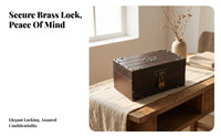 Pirate Treasure Box Wooden Jewelry Box Rectangular Room Decoration Decorative
