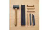 2 Pieces Block with Bar Matte Flooring Installation Kit Universal