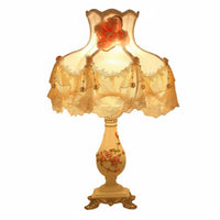 Lace Shade Lamp with Tassels Romantic Atmosphere Indoor Lighting Handmade
