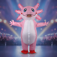 Inflatable Axolotl Costume Adult Axolotl Costume Funny for Adults, Halloween, Cosplay, Carnival