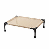 Breathable Elevated Pet Cot Moisture-Resistant Raised Pet Cot Easy to Clean Elevated Dog Bed Sturdy Frame for Small Dogs, Cats, Summer