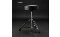 Height Adjustable Drum Throne Padded Drum Seat Non-Slip Heavy-Duty for Drummers, Musicians, Beginners, Home Studio, Practice Room, Stage