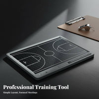 Pocket-Sized Digital Strategy Board Portable Erasable Board Single-Tap Erase for Coaches, Courtside, Sideline