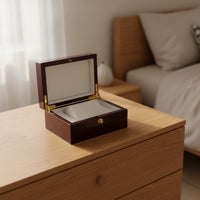 Solid Wood Wooden Watch Box Luxury Watch Box with Cushion Premium Lacquered for Enthusiasts, Collectors, Storage, Gift Packaging, Display