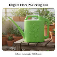 Long Spout Watering Can Lightweight Design 4L Garden Waterer Wide Mouth Inlet Large Capacity Watering Jug for Gardeners, Homeowners, Balcony, Outdoor