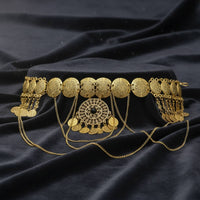Dangling Coins Coin Tassel Waist Chain Statement Piece Belly Dance Waist Chain Vintage Design Boho Belly Dance Belt Metal Alloy for Beach, Festival