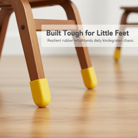 Kids' Chair Leg Caps Non-Slip Rubber Protectors for Kindergarten Stools and Chairs