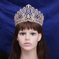 Factory Wholesale Thai Beauty Pageant Crown Headpiece with Comb