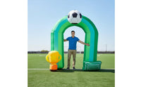 Soccer Championship Arch Decoration Giant Size Football Entry Arch Sports Themed Soccer Championship Inflatable for Festival, Stadium