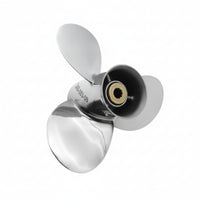Outboards Boat Propeller Resistant Stainless Steel Propeller Polished for Boats