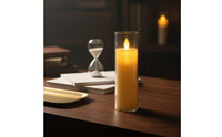 Safe No Unattended LED Candle Romantic Atmosphere Battery Operated LED Candle Reusable Long Lifespan for Party Planners, Event Organizers, Christmas, Concerts, Weddings, Restaurants