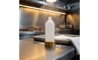 Translucent Hanging Sauce Bottle Large Capacity Sauce Press Bottle Tapered Bottom Food Container Easy to Clean for Restaurant Personnel