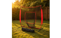 Baseball Training Net 7x7 Sturdy Baseball Hitting Net Carry Bag Included Training Gear for Coaches, Beginners, Backyard, Garage