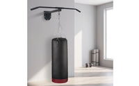 Heavy-Duty Pull-up Bar with Bag Hanger Multi-Functional Wall-Mounted Pull-up Bar Space-Saving Training Rack Sturdy for Boxers, Athletes, Home Gym, Garage, Apartment