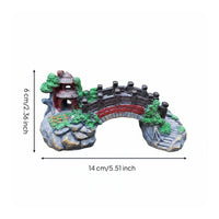 Traditional Design Chinese Fisherman Ornament Handcrafted Look Aquatic Creature Aquarium Fishing Decoration for Garden