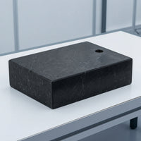 Marble Base Flat Indicator Base with 8mm Screw & Marble Hardware for Machinists, Machine Shop