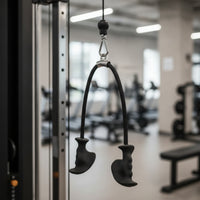 Cable Rope Attachment with Handles Ergonomic Paired Handle Cable Rope Braided Fitness Equipment for Bodybuilders, Strength Training, Home Gym