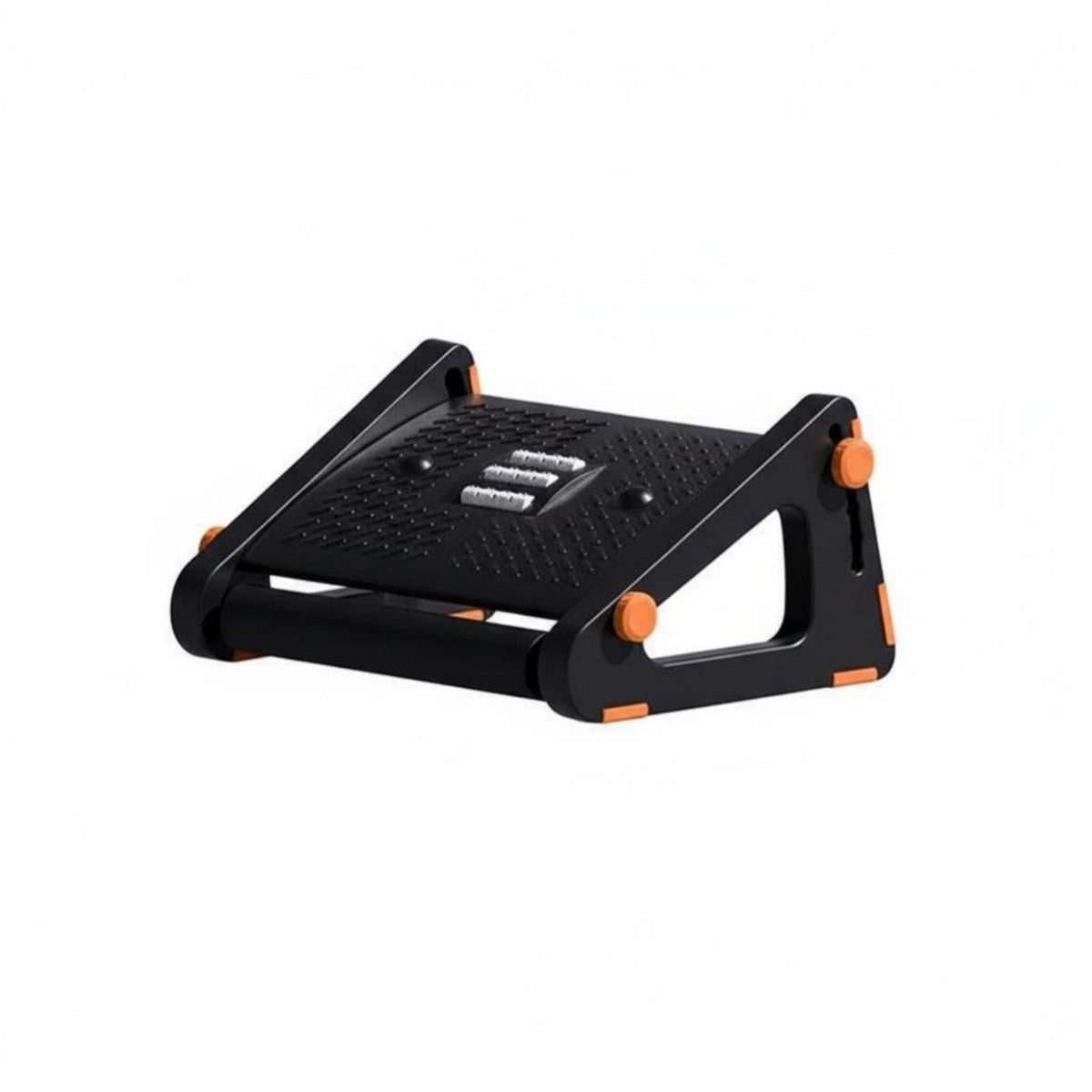 Improves Posture Under-Desk Footstool Anti-Slip Design Adjustable Footrest with Massage Rollers Sturdy Leg Rest for Telecommuting Workers, Students, Shorter Indivi Double S, Workstation, Home, Study Room