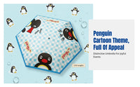 Capsule Sun Umbrella, Frosty Cartoon, Compact 5-Fold, Portable, Sun & Rain Protection